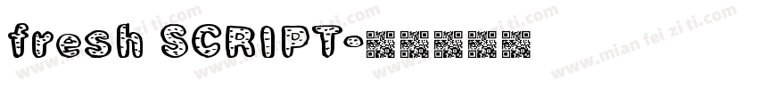 fresh SCRIPT字体转换